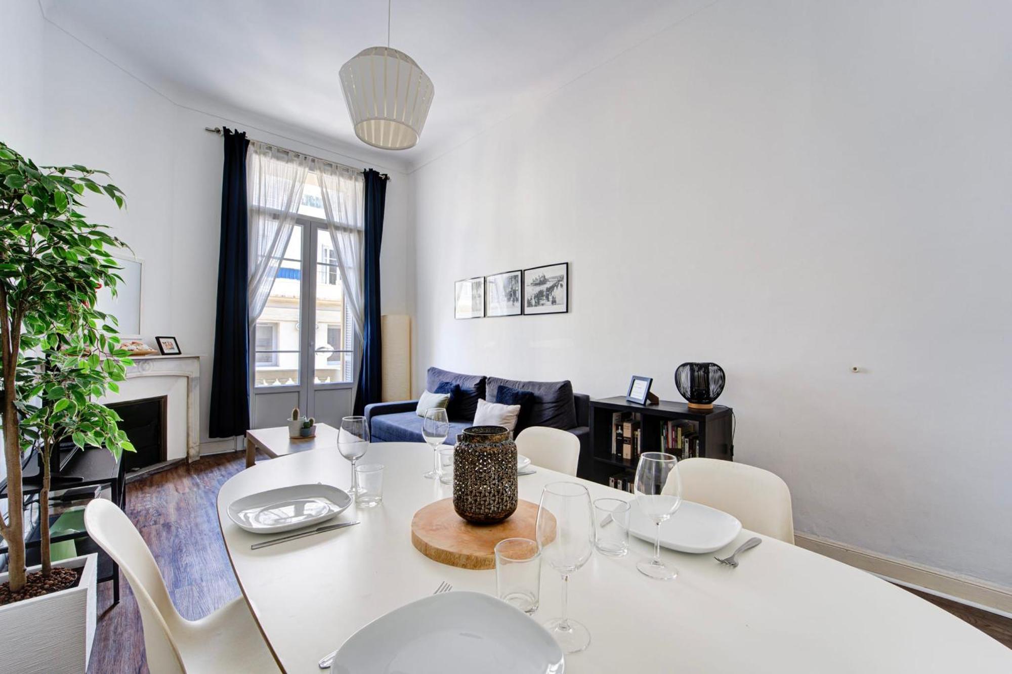 L'Ecrin Blanc Nicois - Welkeys Apartment Nice Bagian luar foto